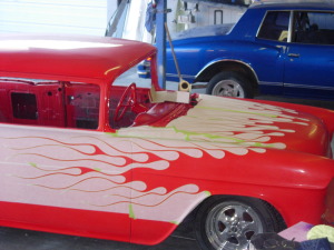 Custom Flam Job 1955 Belair